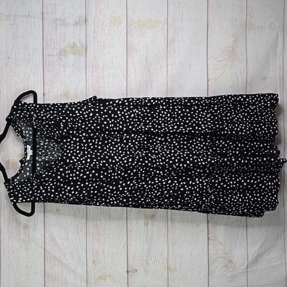 Beach Lunch Lounge Black And White Dress Sz Xl